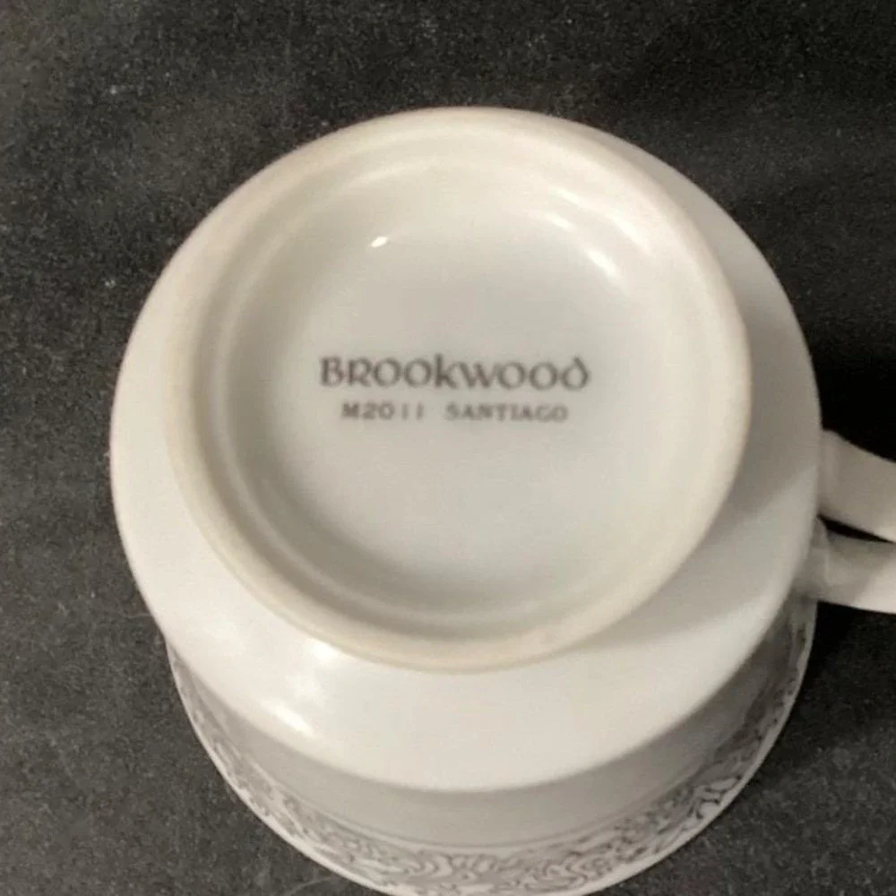 Brookwood Porcelain by Interpace Corporation‎ M2001 Santiago 2 Cups & Saucers